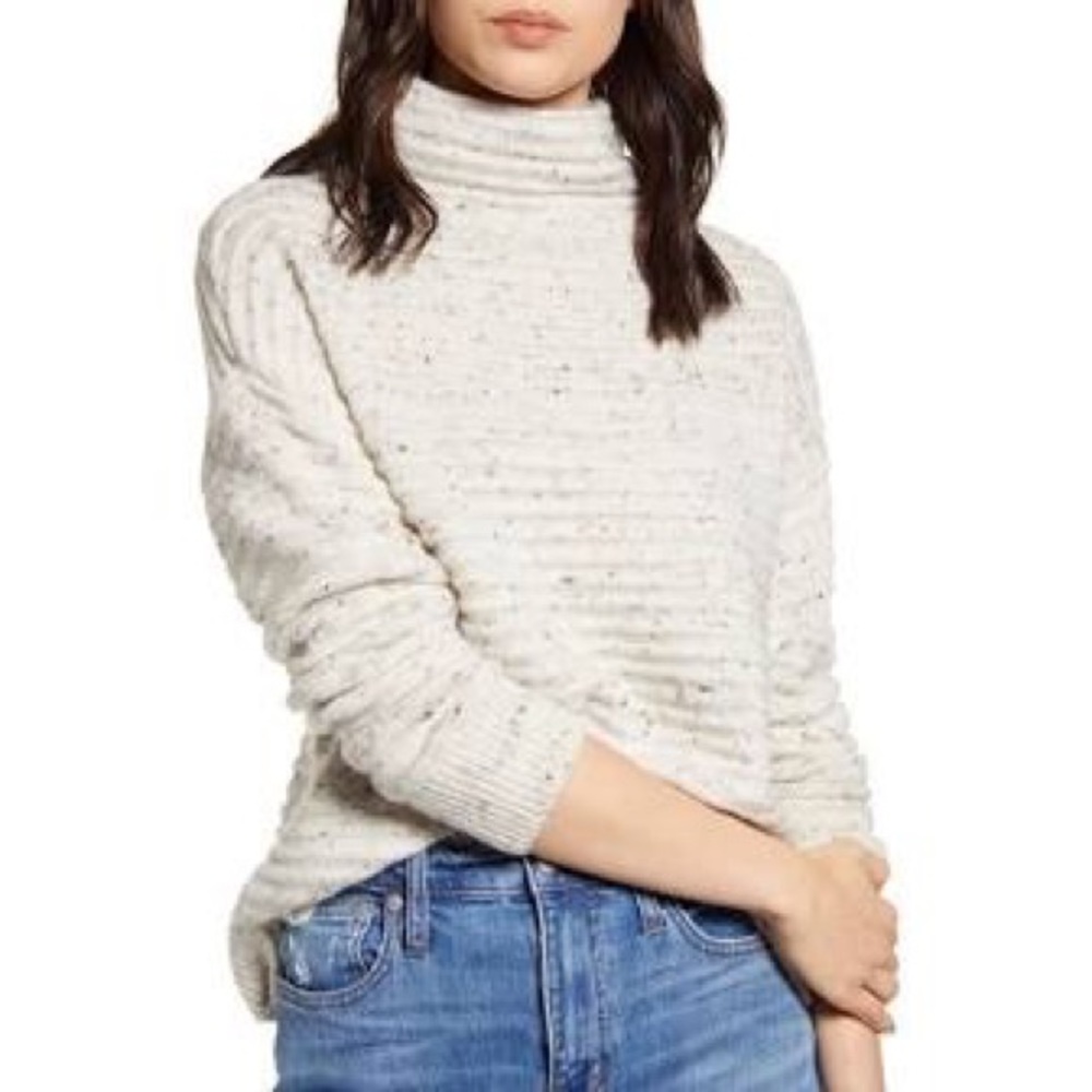 Madewell Donegal Belmont Mockneck Sweater
